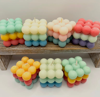 Fun Bubble Cube - Natural Soy Wax