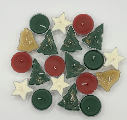 Joyful Holidays Beeswax Tealights