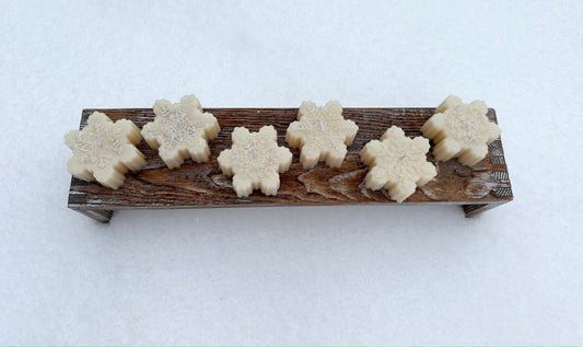 Glistening Snowflakes - Natural Soy Wax